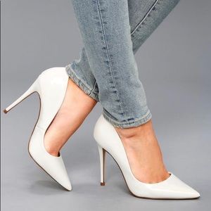 NWOT ⚡️Steve Madden: Daisie White Leather (8.5)